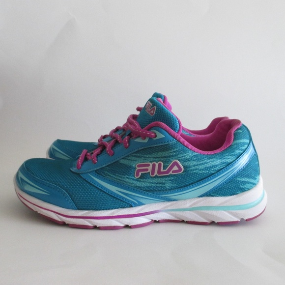 Fila Memory Foam Cool Max Blue Athletic Shoes 7.5 Fila Memory Foam Cool Max Blue Athletic Shoes 7.5